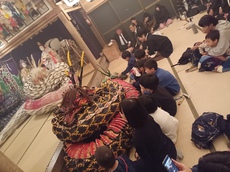 写真：佐毘売山神社での奉納神楽