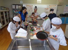 写真：見通しプラン学習のひとコマ