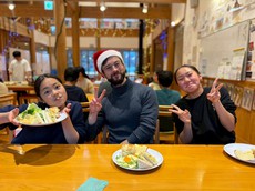 写真：クリスマスカルチャーデーにて