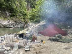 写真：「最高の野営場」