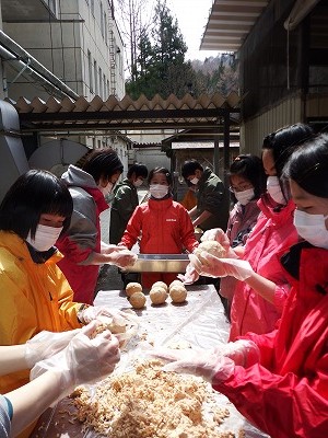 味噌玉作り